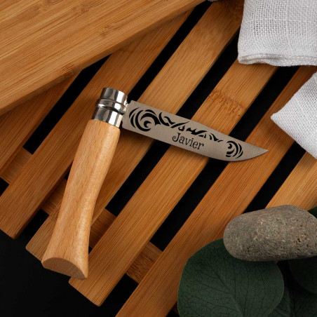 Couteau Opinel tatouage personnalisé