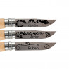 Couteau Opinel tatouage avec lame gravée