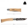 Taille du couteau Opinel tatouage