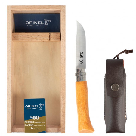 Coffret couteau Opinel gravure texte