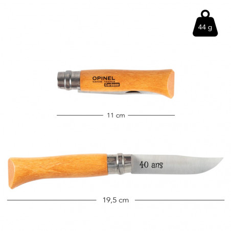 Taille du couteau Opinel