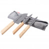 Set de 3 couteaux de cuisine personnalisés