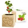 Eco cube fraise personnalisé