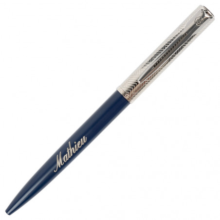 Stylo bille Waterman bleu Allure deluxe à personnaliser