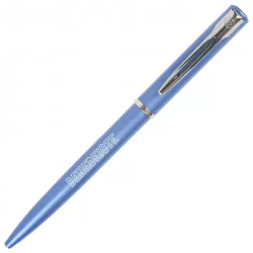 Stylo Bille Waterman Graduate personnalisé avec texte | Couleur bleu