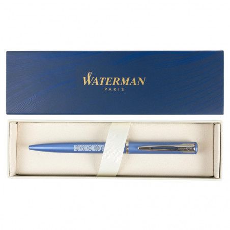 Stylo Waterman graduate bleu avec personnalisation