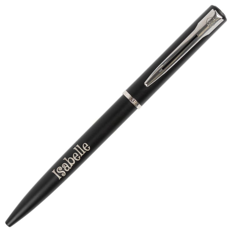 Stylo bille Waterman Graduate noir personnalisé