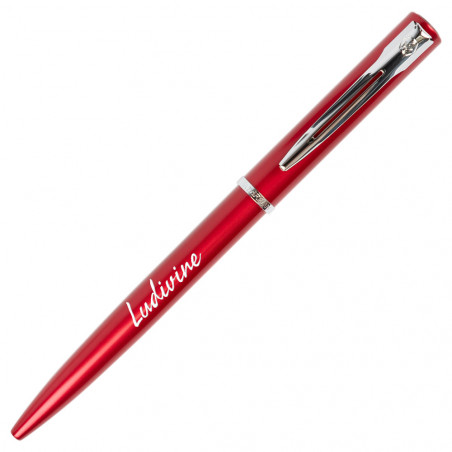 Stylo bille Waterman Graduate rouge personnalisable