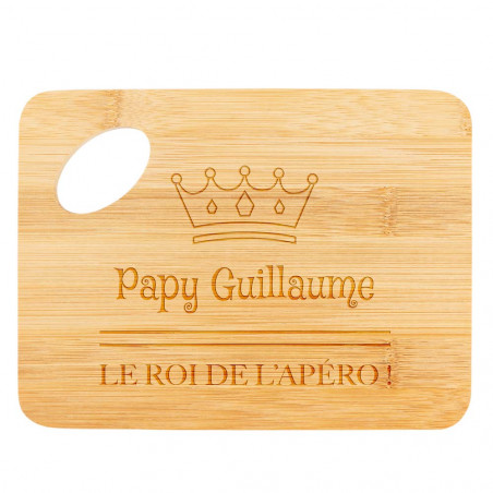 Petite planche personnalisée le roi de l'apéro
