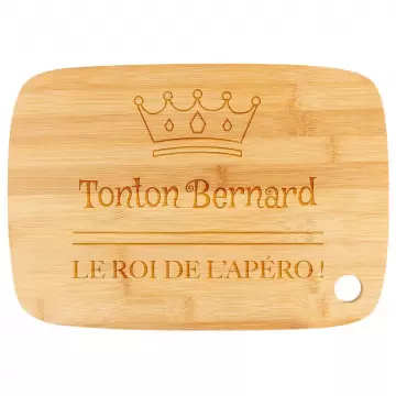 Planche à découper personnalisée pour l'apéritif