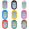 Dog tag alu personnalisé avec protection au choix