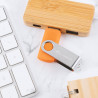 Clé USB orange personnalisée