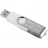 Clé USB twister blanche gravée