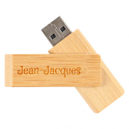 Clé USB bois 16 Go unique