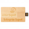 Carte USB en bois personnalisée