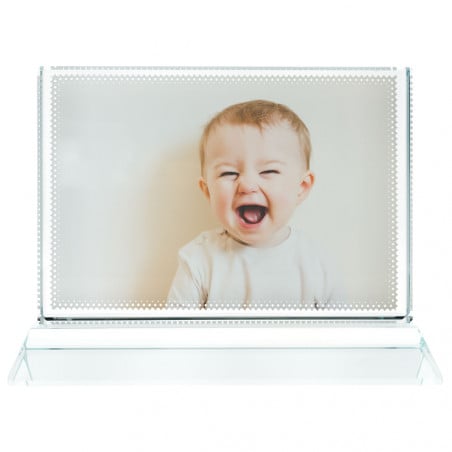 Cadre verre rectangle photo