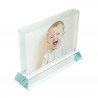 Cadre verre rectangle avec photo imprimée