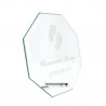 Cadre en verre octogone et son coffret