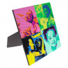 Cadre bois pop art à personnaliser