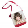 Besace rouge personnalisable avec photo
