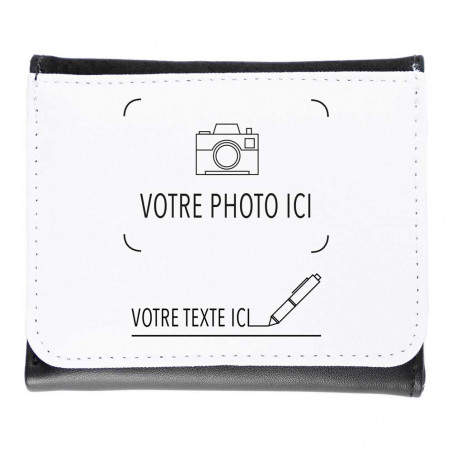 Portefeuille mini cuir personnalisé unique