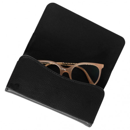 Intérieur de l'étui lunettes