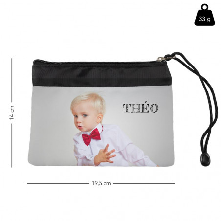Taille de la pochette tissu