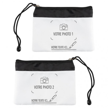 Pochette tissu avec photo