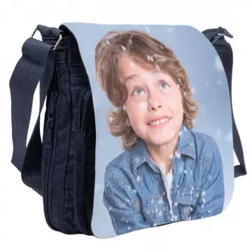 Sac personnalisé photo de couleur bleu | Sac bandoulière unique