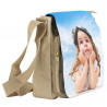 Sacoche beige avec photo