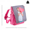 Taille du sac à dos enfant rose