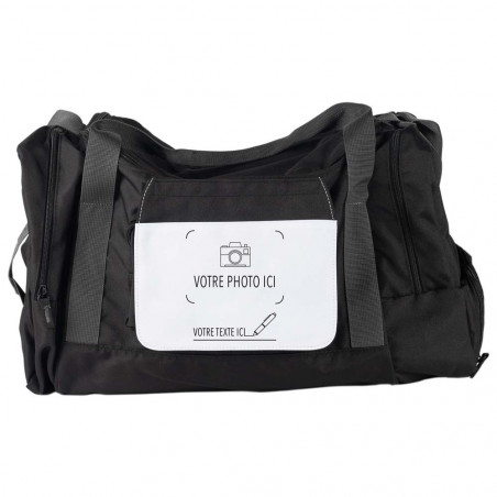Grand sac de sport personnalisé avec photo