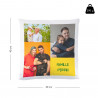 Taille de la housse coussin pele mele photos