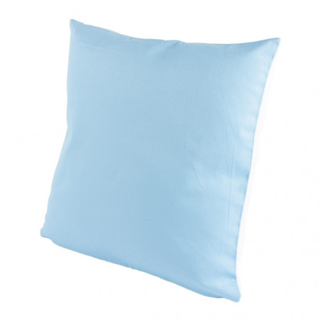 Verso du coussin bleu