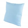 Verso du coussin bleu