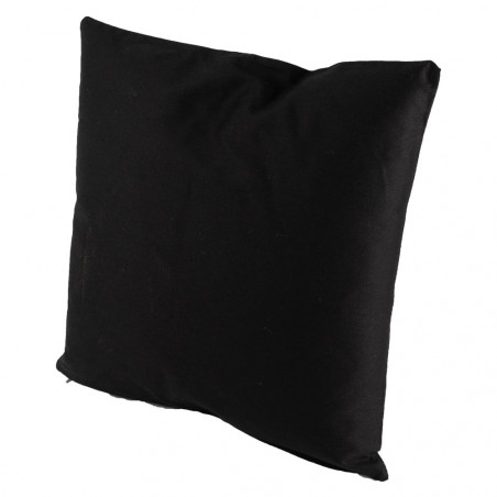 Verso du coussin noir