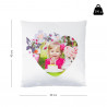 Taille du coussin papillon cœur