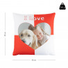 Taille du coussin I love