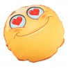 Coussin smiley rond verso