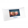 Lot de 2 grands coussins rectangle à personnaliser