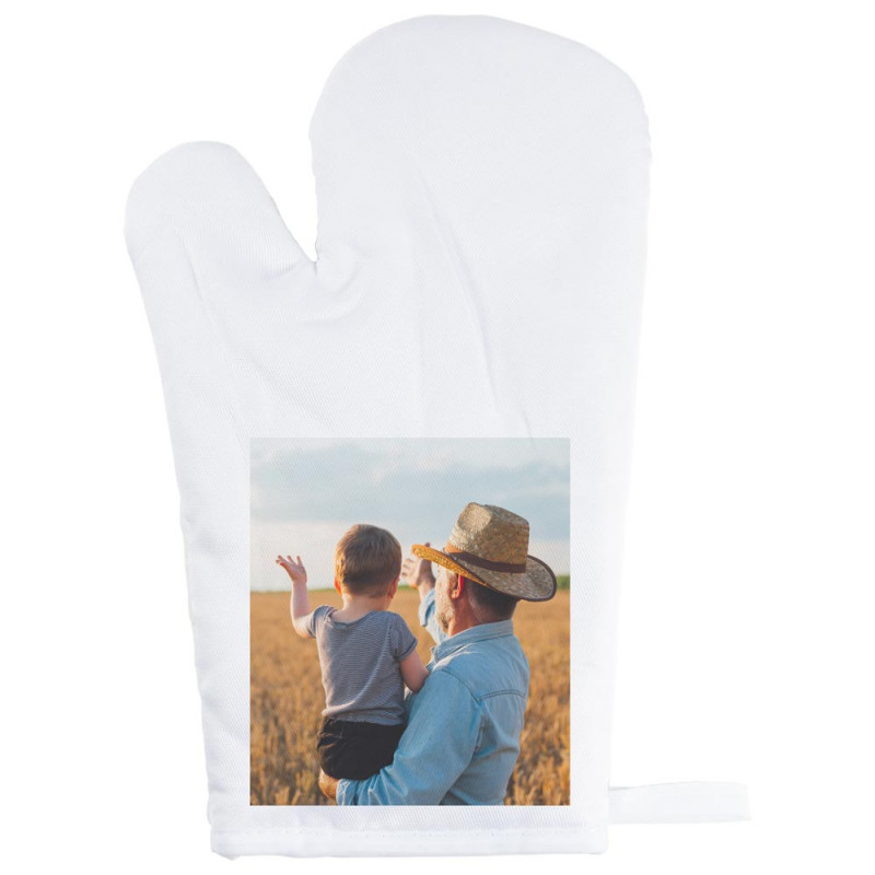 Gant de cuisine personnalisé avec photo