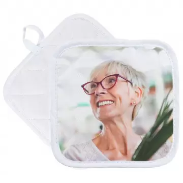 Manique de cuisine à personnaliser avec photo