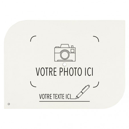 Horloge feuille imprimée photo