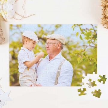 Grand puzzle personnalisé avec photo à imprimer | 120 pièces