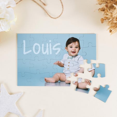 Petit puzzle personnalisable avec photo