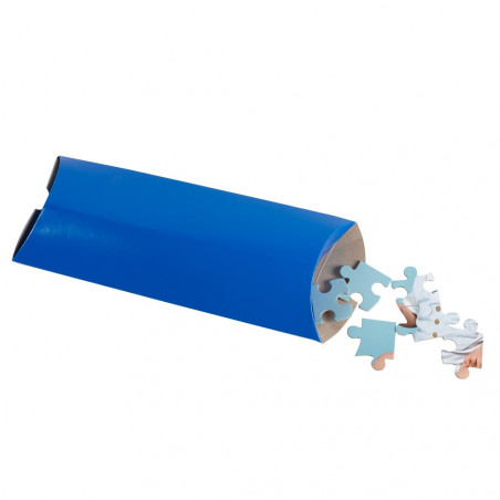 Boite puzzle bleu