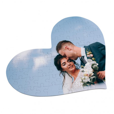 Puzzle cœur personnalisable
