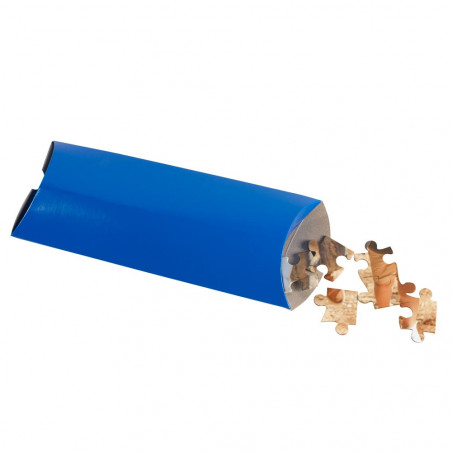 Boite puzzle bleu berlingot