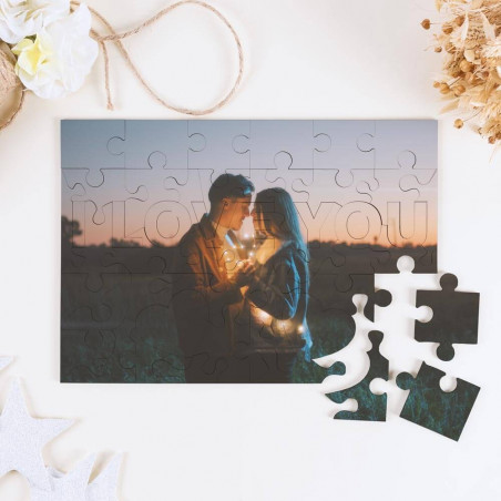 Puzzle personnalisé I love you