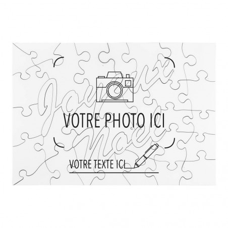 Puzzle de noël photo imprimé